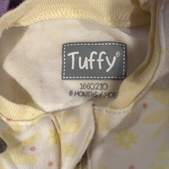 Tuffy - footed sleeper with embroidered daisy. - Picture 5 of 5